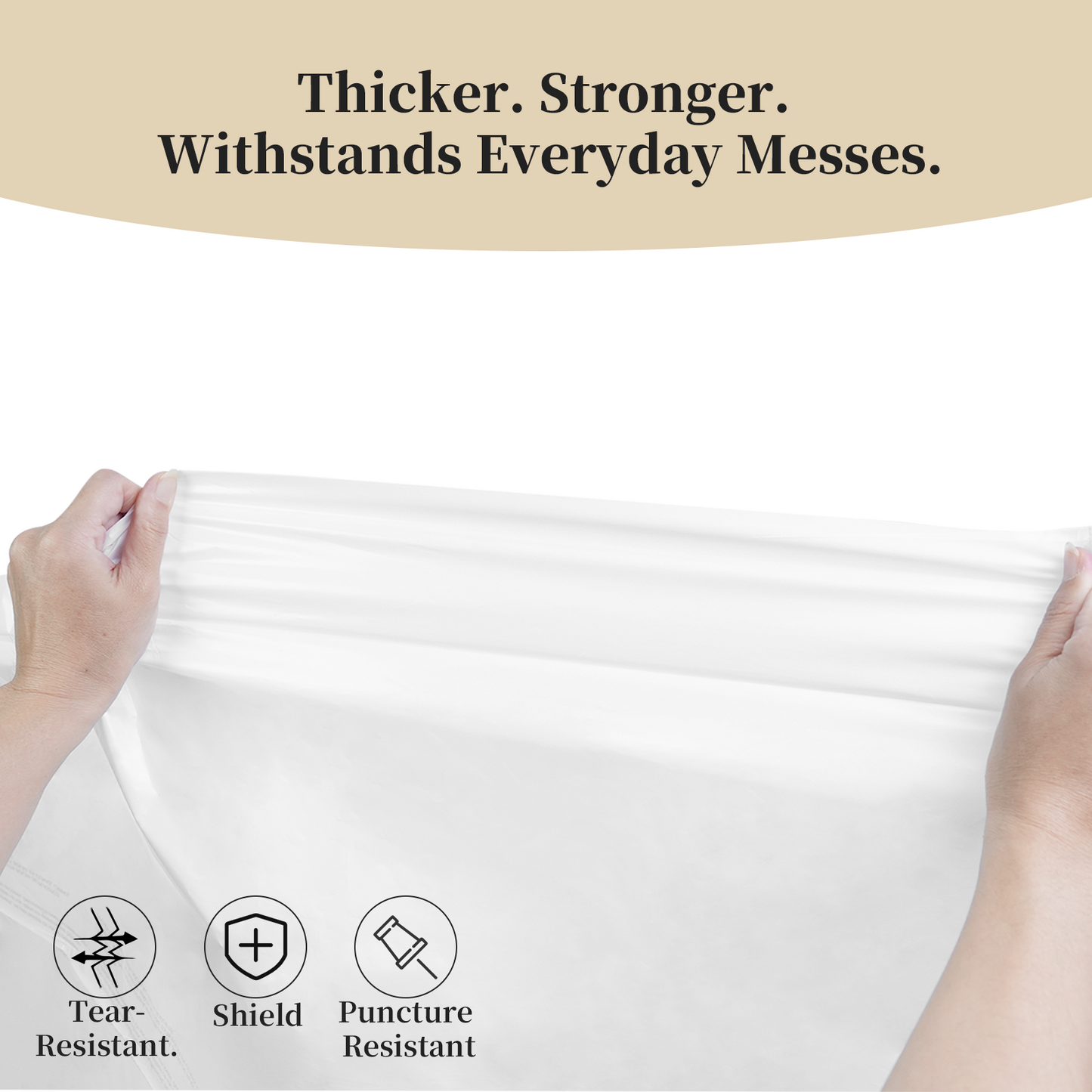 KASATODAY 21 Gallon Drawstring Trash Bags 100 count